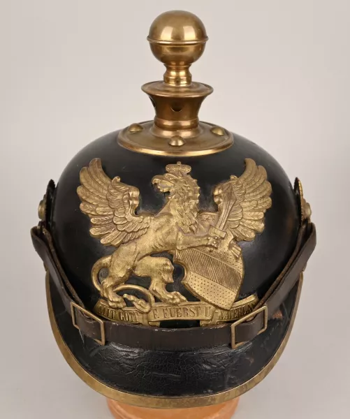 Baden Field Artillery Enlisted Man Pickelhaube Visuel 1 principal